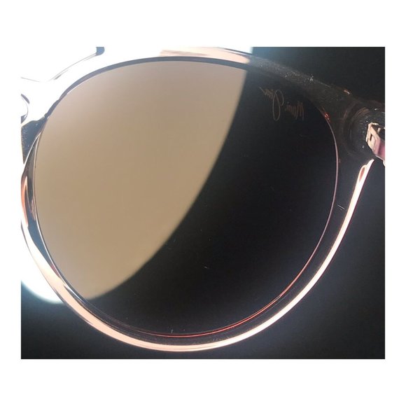 Maui Jim Sunglasses Ah Dang MJ 781-12C Round Pink MAUI Sunrise Polarized - Picture 7 of 8